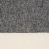 Schumacher Vista Linen Stripe Casement Carbon And White Fabric