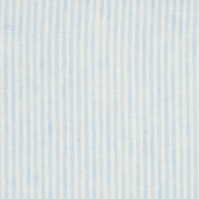 Schumacher Tori Stripe Sheer Sky Fabric
