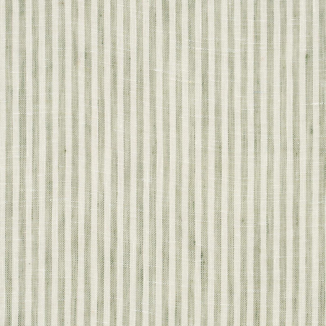 Schumacher Tori Stripe Sheer Sage Fabric