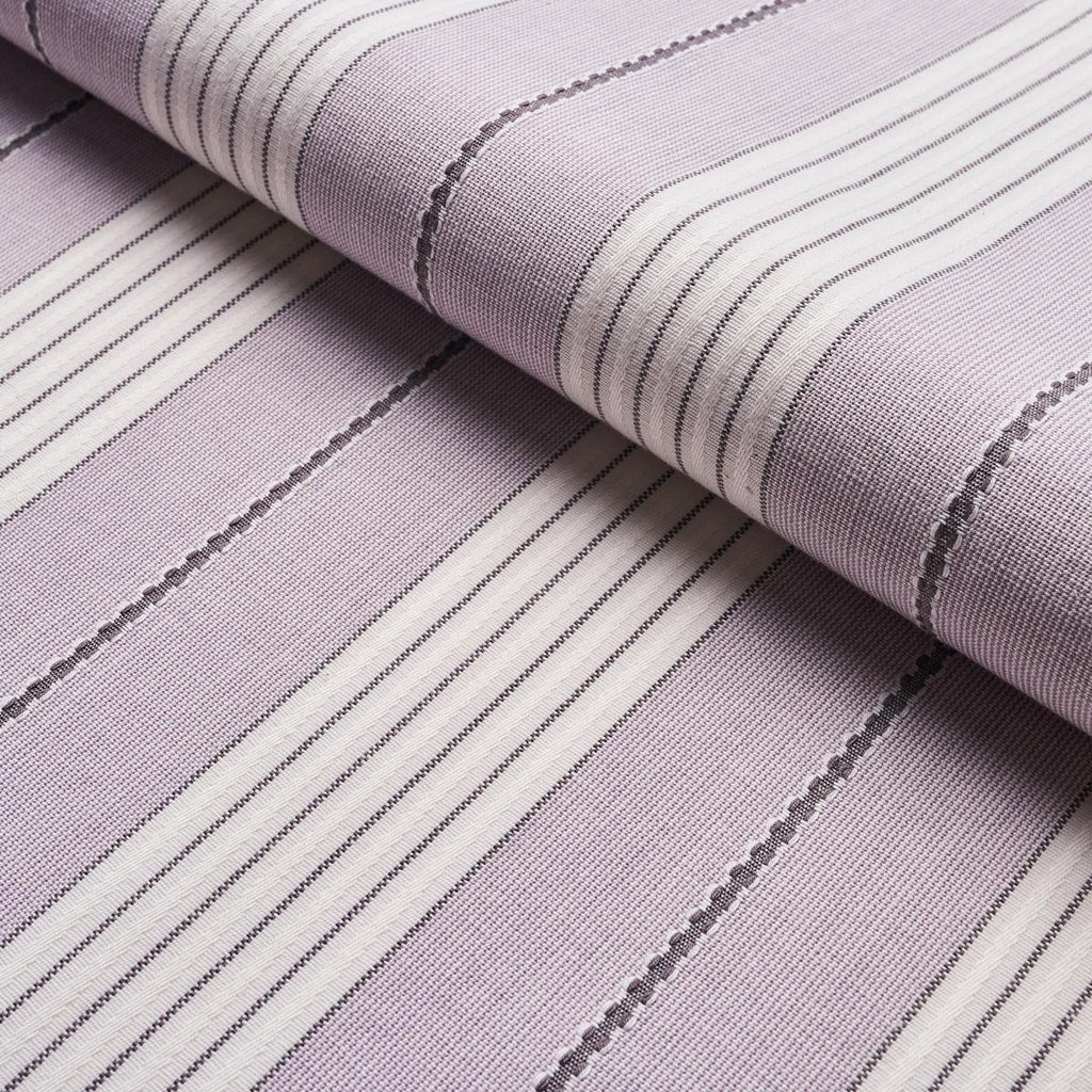 Schumacher Audrey Stripe Lilac Fabric