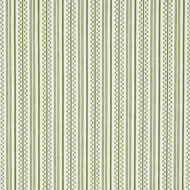 Schumacher Jack Stripe Green Fabric