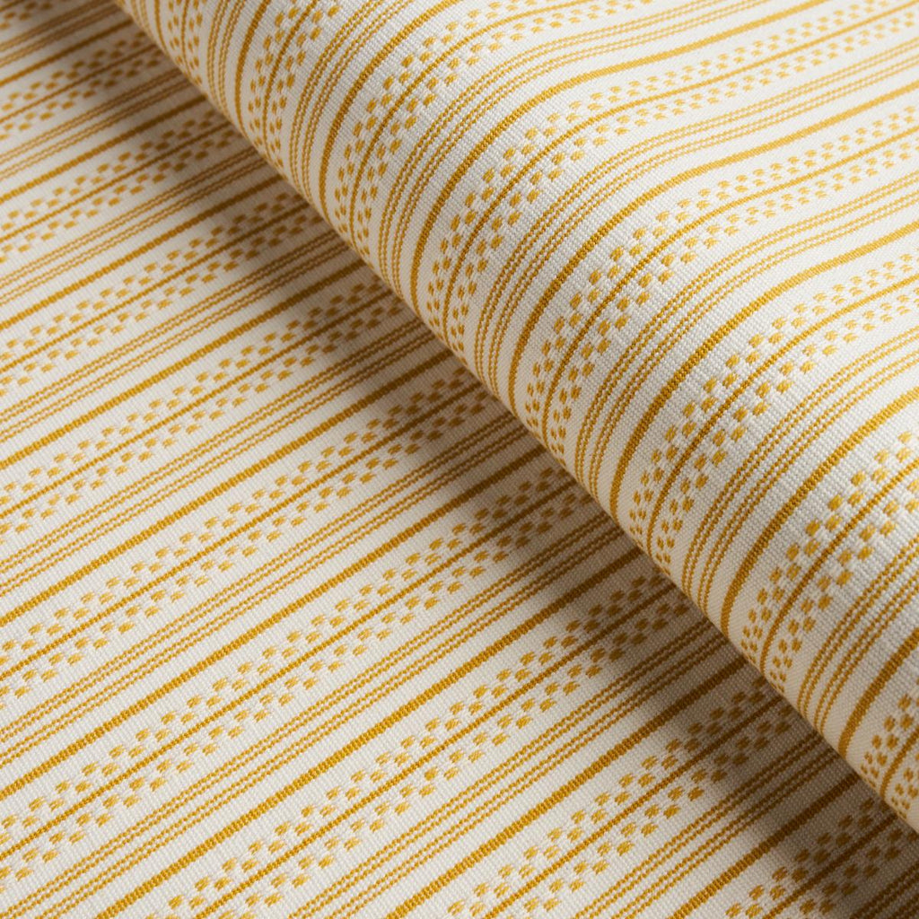 Schumacher Jack Stripe Yellow Fabric