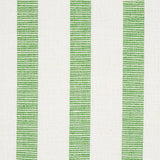 Schumacher Ketley Performance Stripe Green Fabric