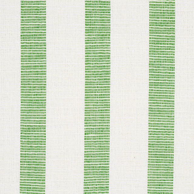 Schumacher Ketley Performance Stripe Green Fabric