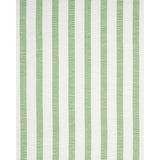 Schumacher Ketley Performance Stripe Green Fabric