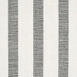 Schumacher Ketley Performance Stripe Black Fabric