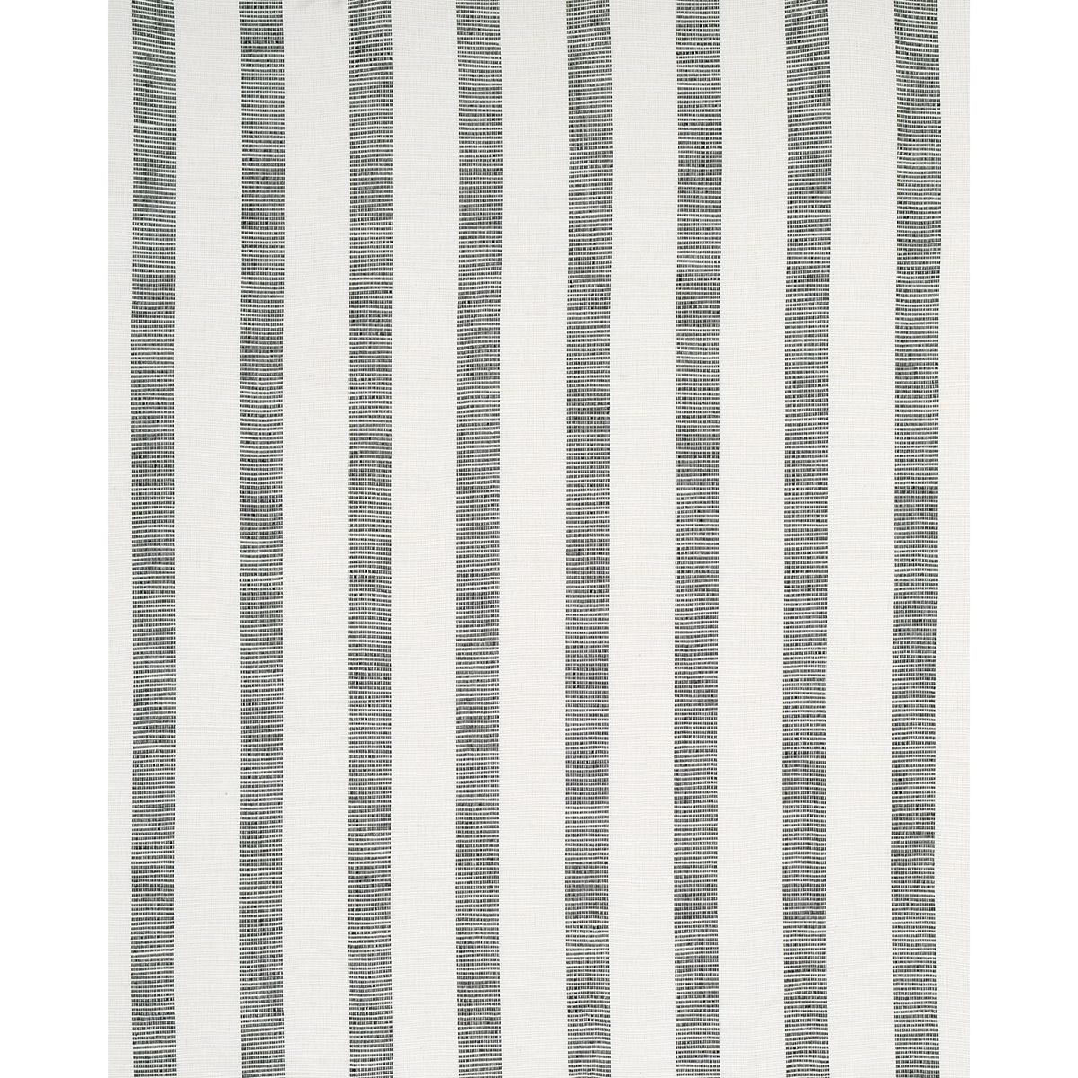 Schumacher Ketley Performance Stripe Black Fabric