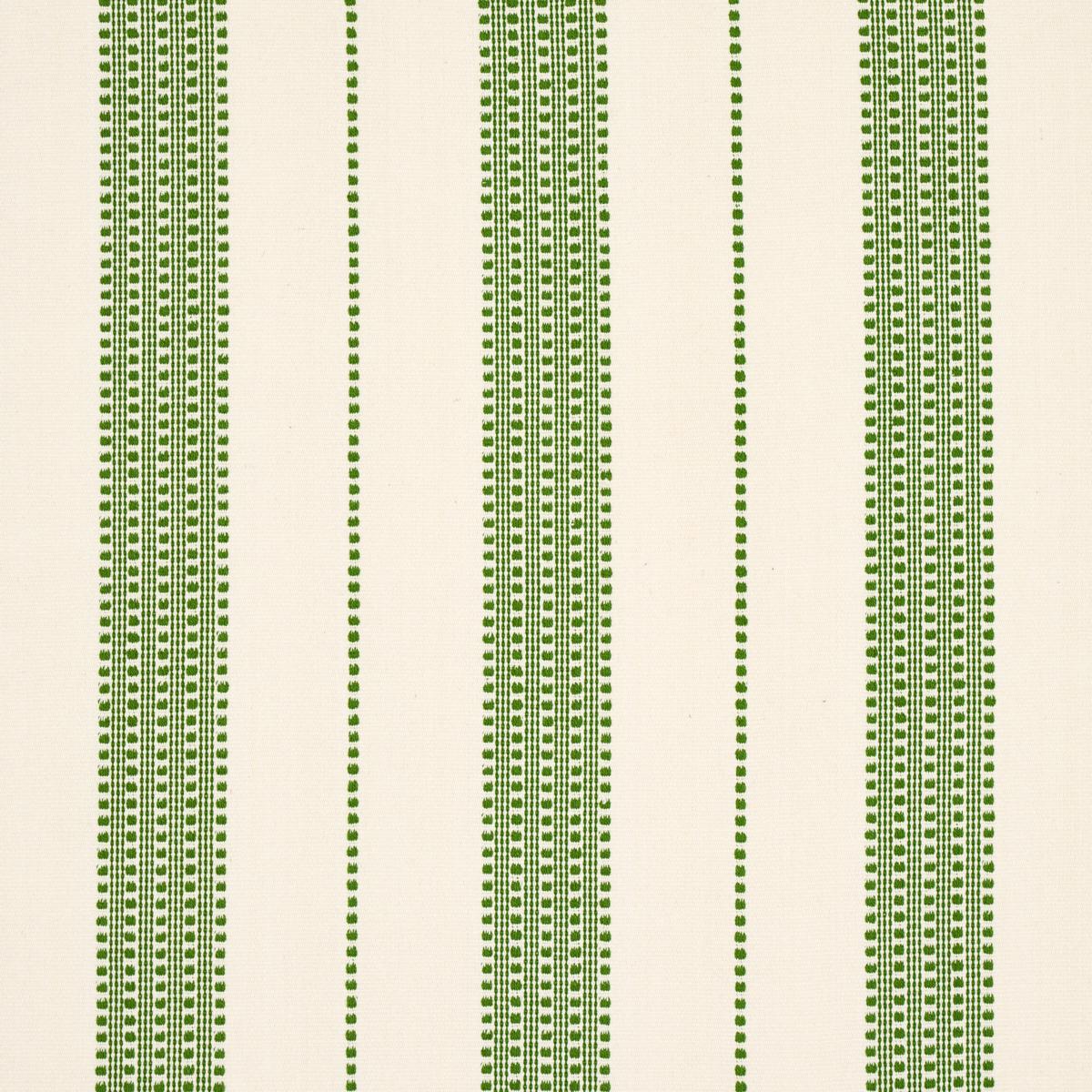 Schumacher Lubeck Stripe Green Fabric