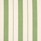 Schumacher Lubeck Stripe Green Fabric