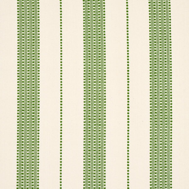 Schumacher Lubeck Stripe Green Fabric
