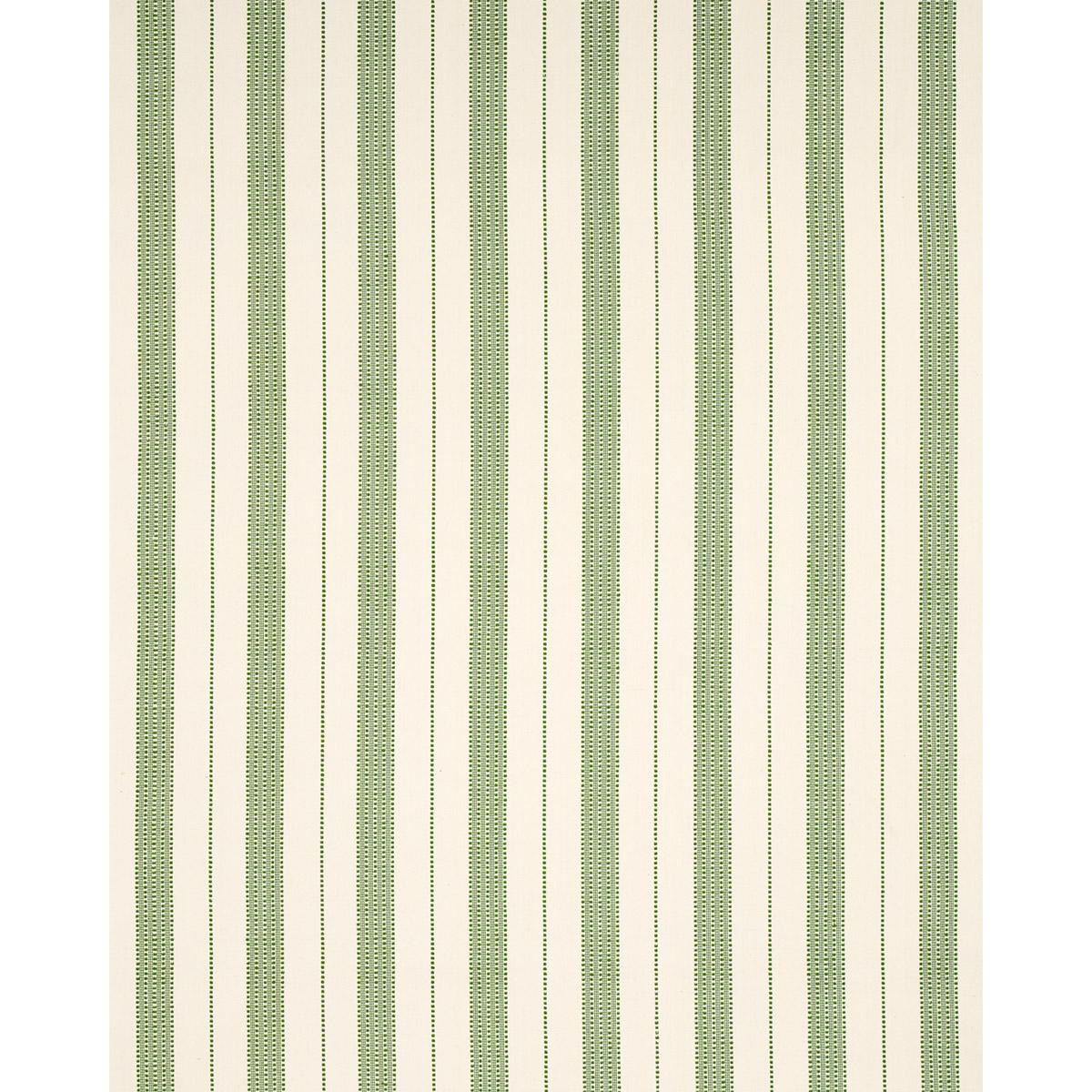 Schumacher Lubeck Stripe Green Fabric