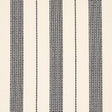 Schumacher Lubeck Stripe Black Fabric