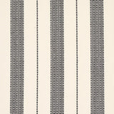 Schumacher Lubeck Stripe Black Fabric