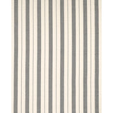 Schumacher Lubeck Stripe Black Fabric