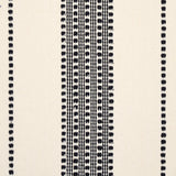 Schumacher Lubeck Stripe Black Fabric