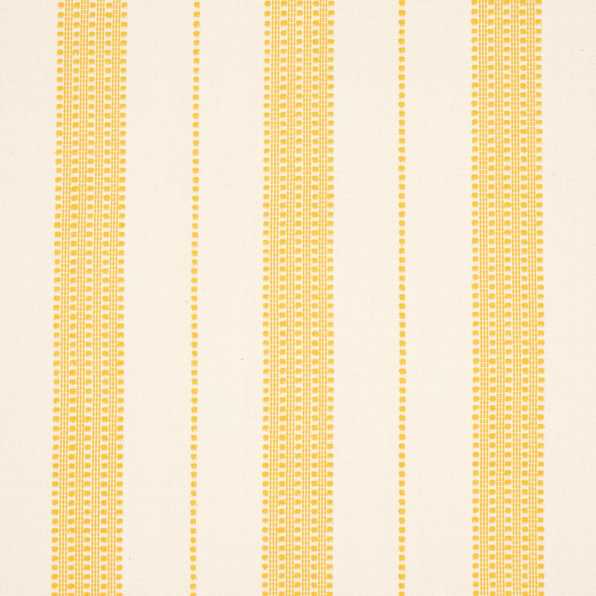 Schumacher Lubeck Stripe Yellow Fabric