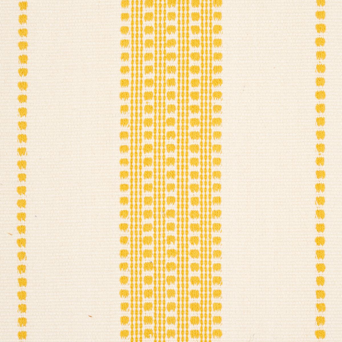 Schumacher Lubeck Stripe Yellow Fabric