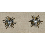 Schumacher Linen Constellation Beaded Tape