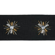 Schumacher Black Constellation Beaded Tape