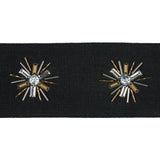 Schumacher Black Constellation Beaded Tape