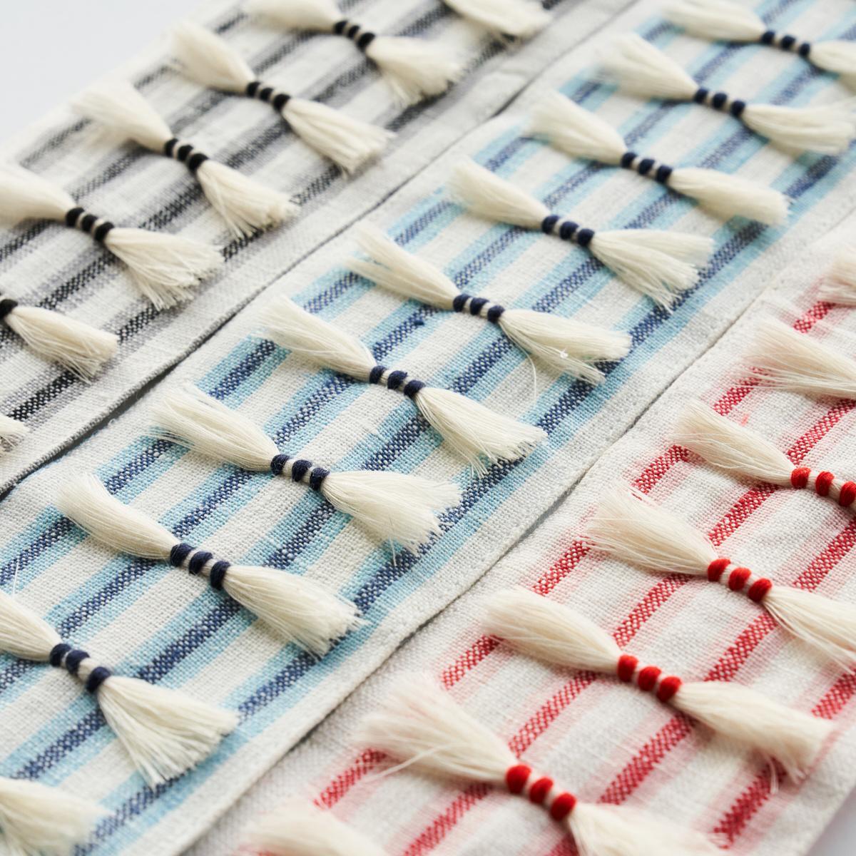 Schumacher Eyelash Fringe Black Trim