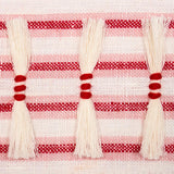 Schumacher Red Eyelash Fringe