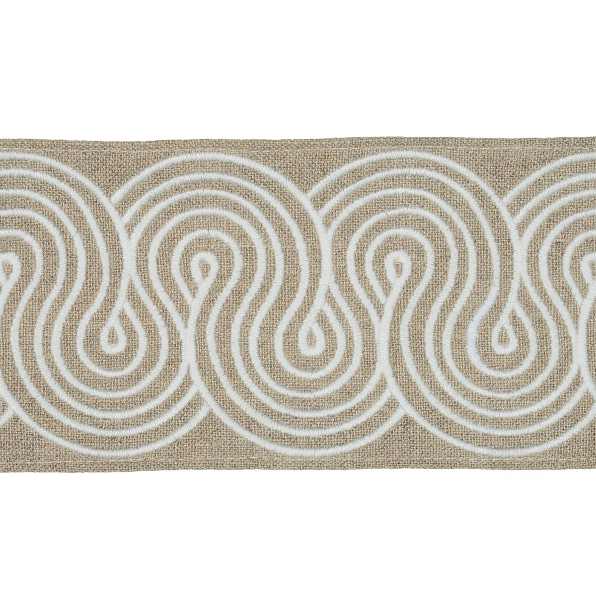 Schumacher Linen Giraldi Embroidered Trim