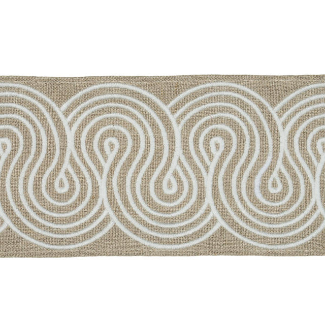 Schumacher Linen Giraldi Embroidered Trim