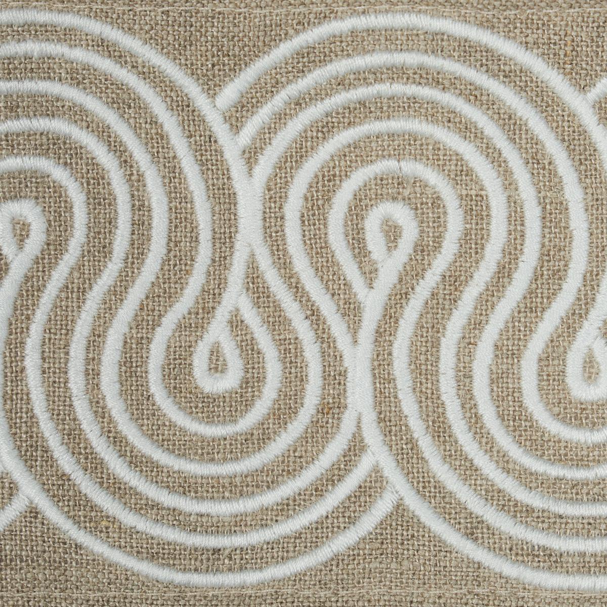 Schumacher Linen Giraldi Embroidered Trim