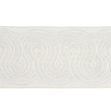 Schumacher Ivory Giraldi Embroidered Trim