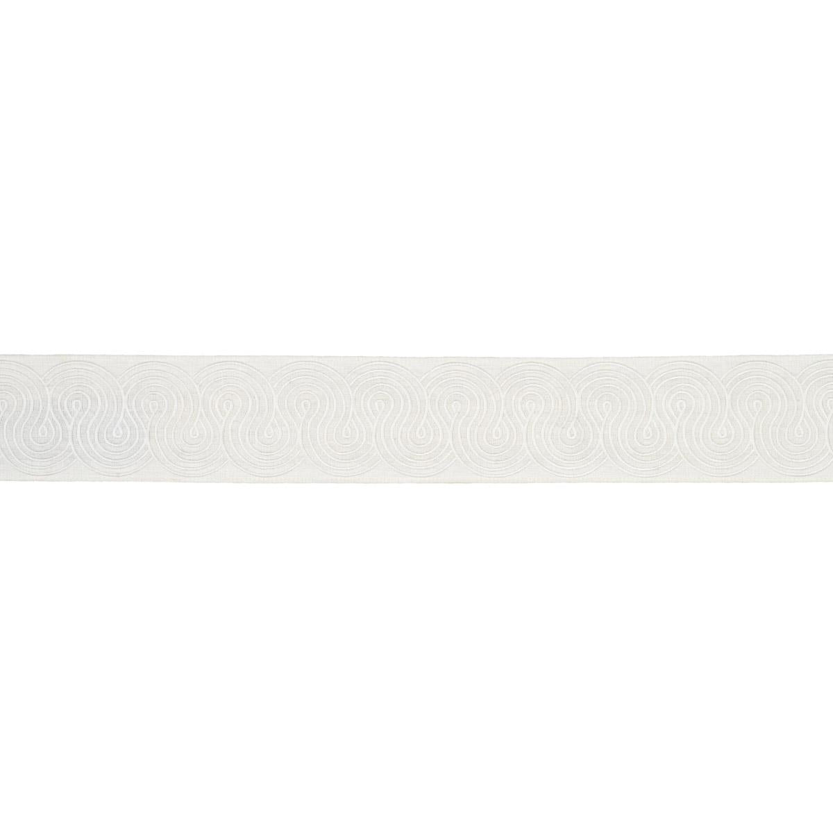 Schumacher Ivory Giraldi Embroidered Trim