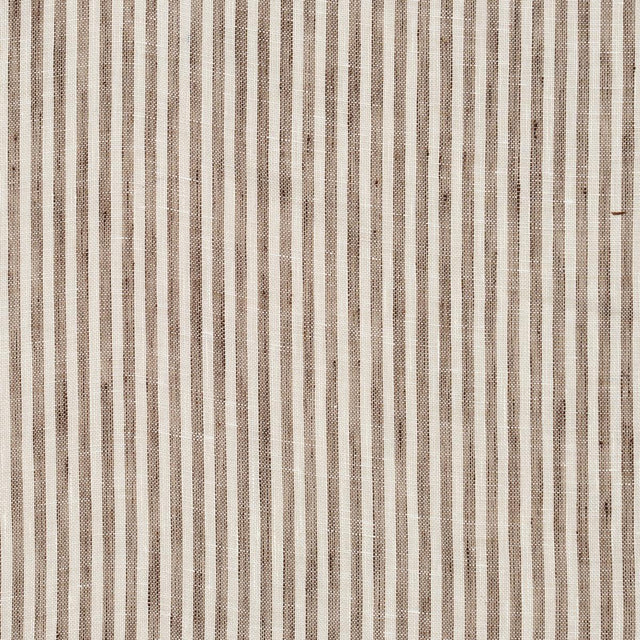 Schumacher Tori Stripe Sheer Brown Fabric