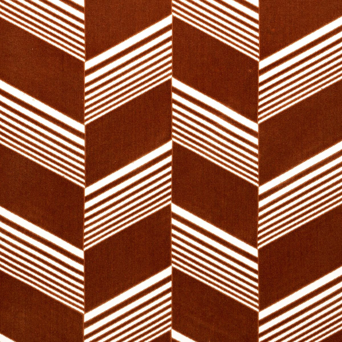 Schumacher Jessie Cut Velvet Camel Fabric