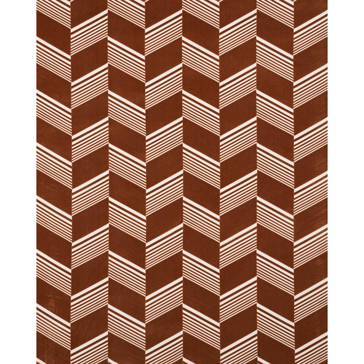 Schumacher Jessie Cut Velvet Camel Fabric