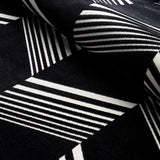 Schumacher Jessie Cut Velvet Black & White Fabric
