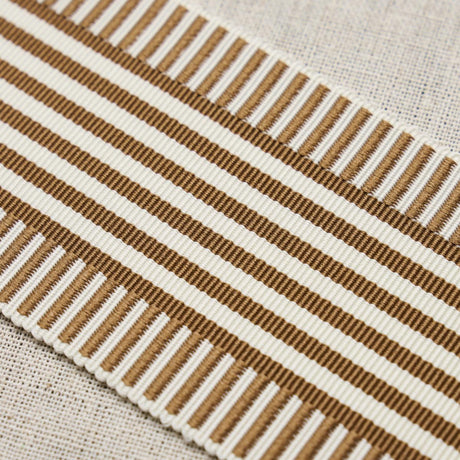 Schumacher Keket Stripe Tape Camel Trim