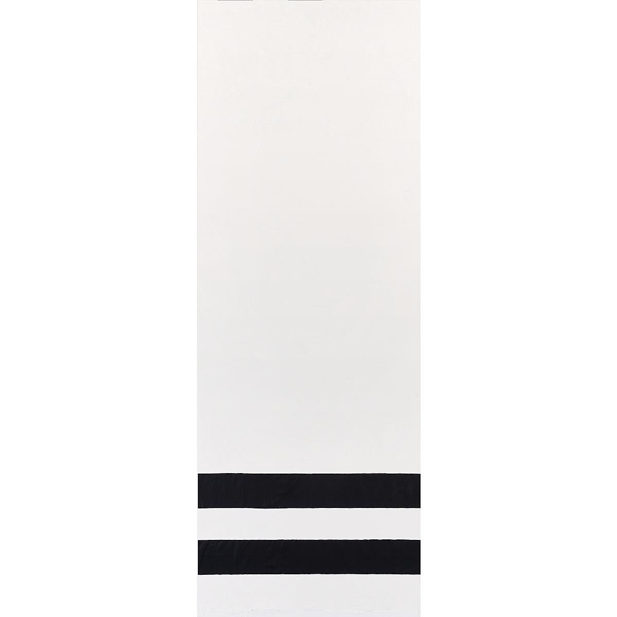 Schumacher Virginia Panel B Black & White Fabric