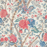 Brunschwig & Fils LUBERON PRINT RED/BLUE Fabric