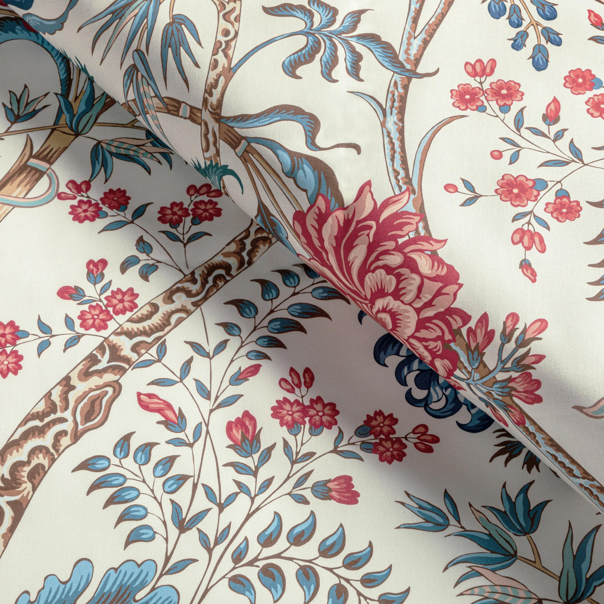 Brunschwig & Fils LUBERON PRINT RED/BLUE Fabric