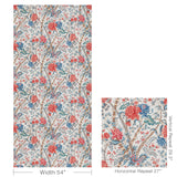 Brunschwig & Fils LUBERON PRINT RED/BLUE Fabric