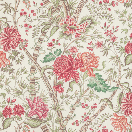 Brunschwig & Fils LUBERON PRINT BERRY/LEAF Fabric