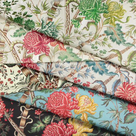 Brunschwig & Fils LUBERON PRINT BERRY/LEAF Fabric