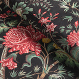 Brunschwig & Fils LUBERON PRINT NOIR/MULTI Fabric