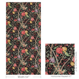 Brunschwig & Fils LUBERON PRINT NOIR/MULTI Fabric