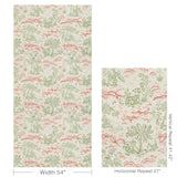 Brunschwig & Fils VALENSOLE PRINT LEAF/ROSE Fabric