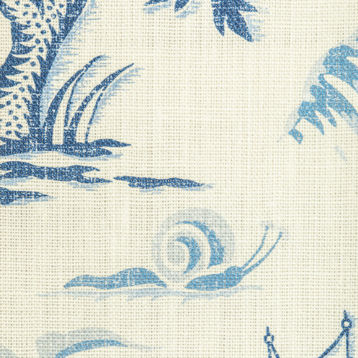 Brunschwig & Fils VALENSOLE PRINT NAVY/SKY Fabric