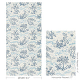 Brunschwig & Fils VALENSOLE PRINT NAVY/SKY Fabric