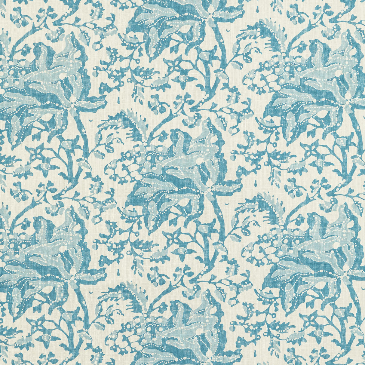 Brunschwig & Fils WEYMOUTH PRINT AQUA Fabric