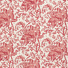 Brunschwig & Fils Weymouth Print Red Fabric