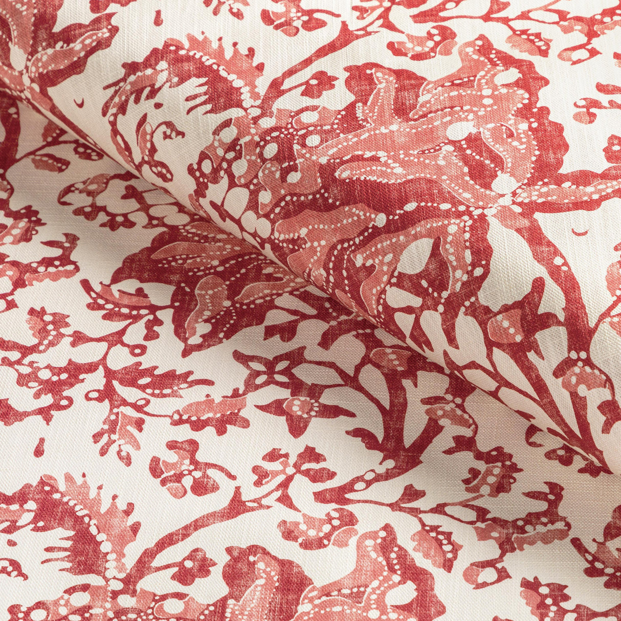 Brunschwig & Fils WEYMOUTH PRINT RED Fabric